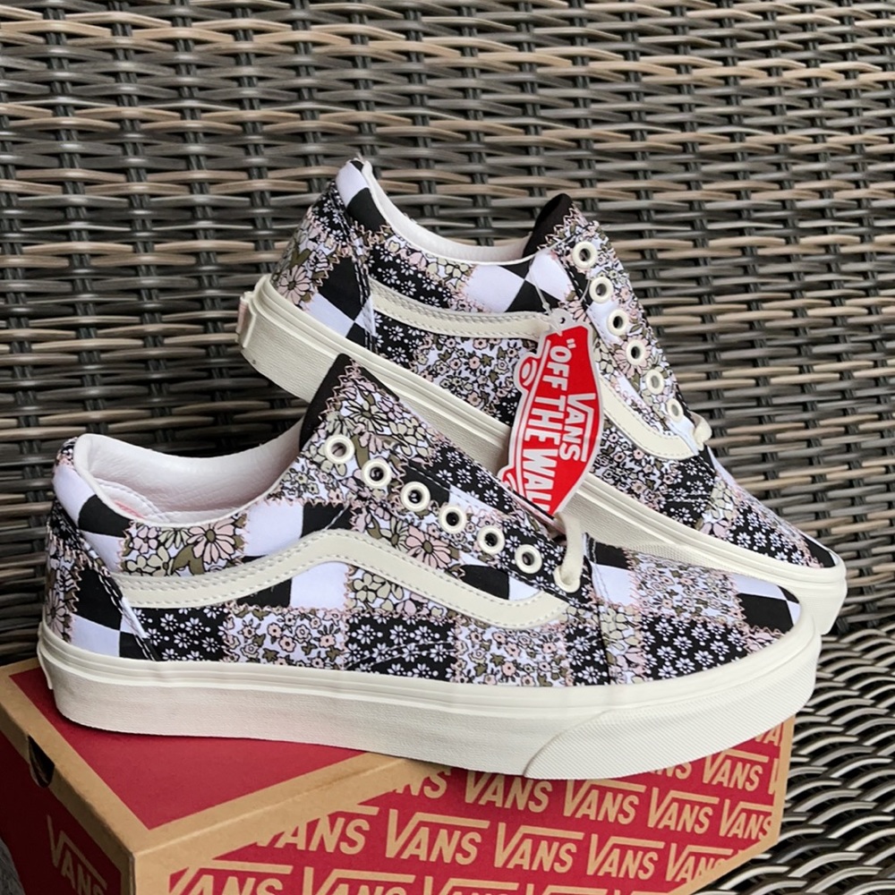 Vans Old Skool Patchwork Floral MENS - Picture 7 of 16